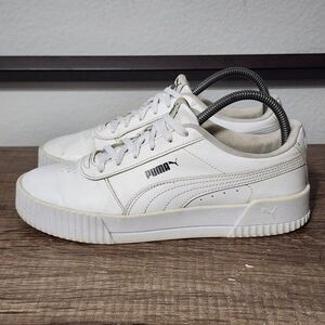 Puma Carina Women's Athletic Sneakers Shoes Size 8.5 White